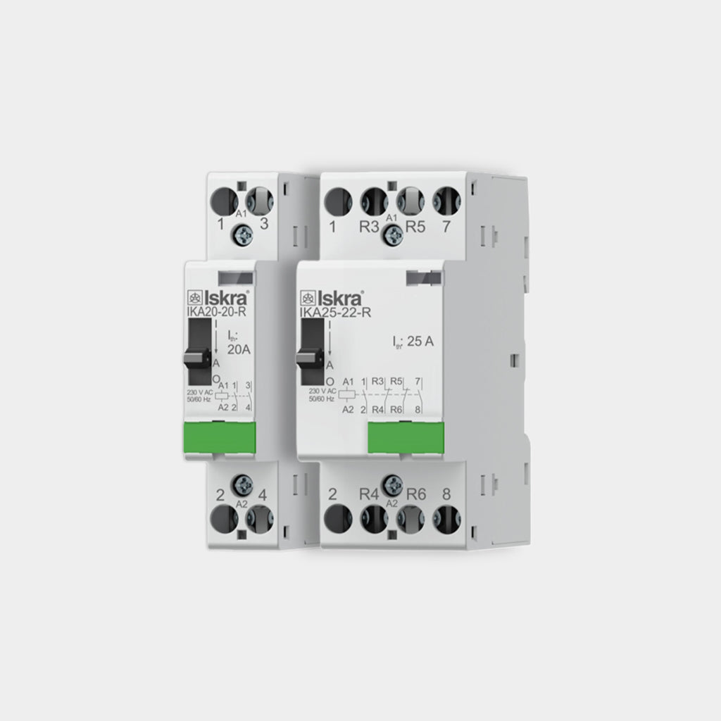 Installation contactors with manual operation up to 25 A (IK-R)