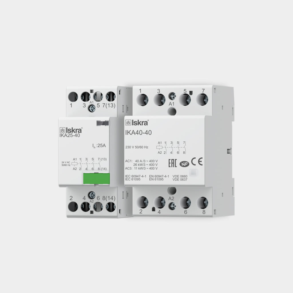 Installation Contactors up to 63 A (IK)